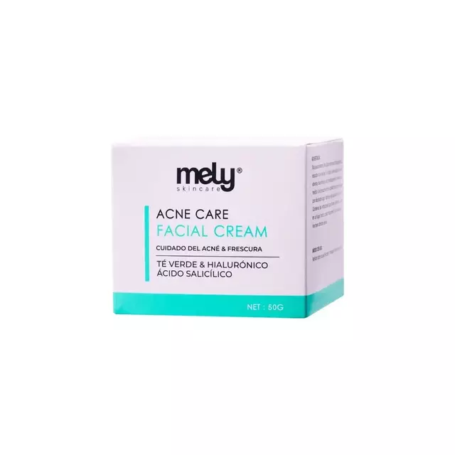 Miniatura 2 de Crema facial acne care Mely 50g